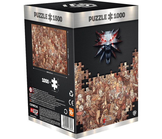 GOOD LOOT Wiedzmin: Urodzinowe Puzzle 1000 - 623327 - zdjęcie 2